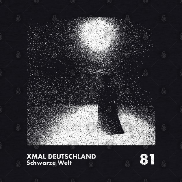 Xmal Deutschland / Minimalist Graphic Artwork Design by saudade